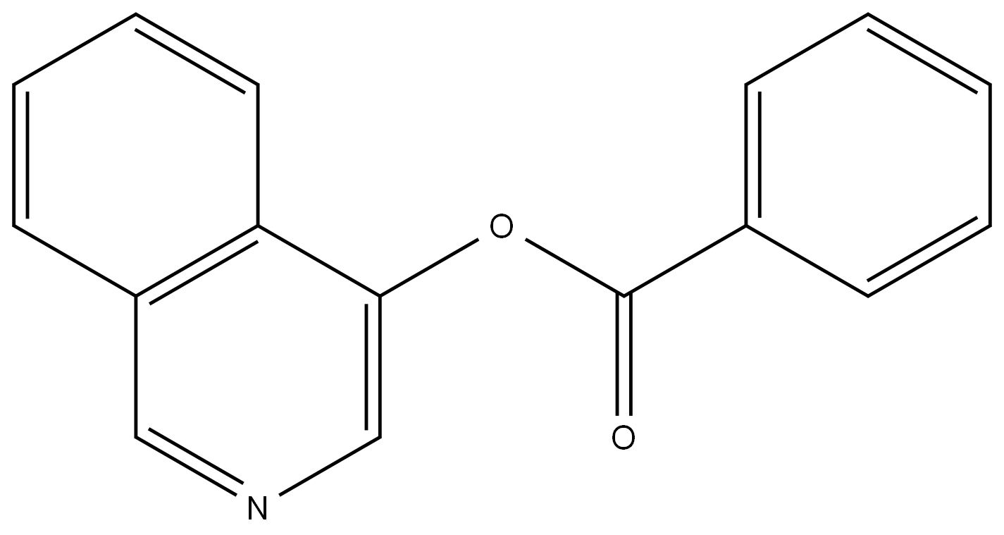 4-Isoquinolinol, 4-benzoate Structure