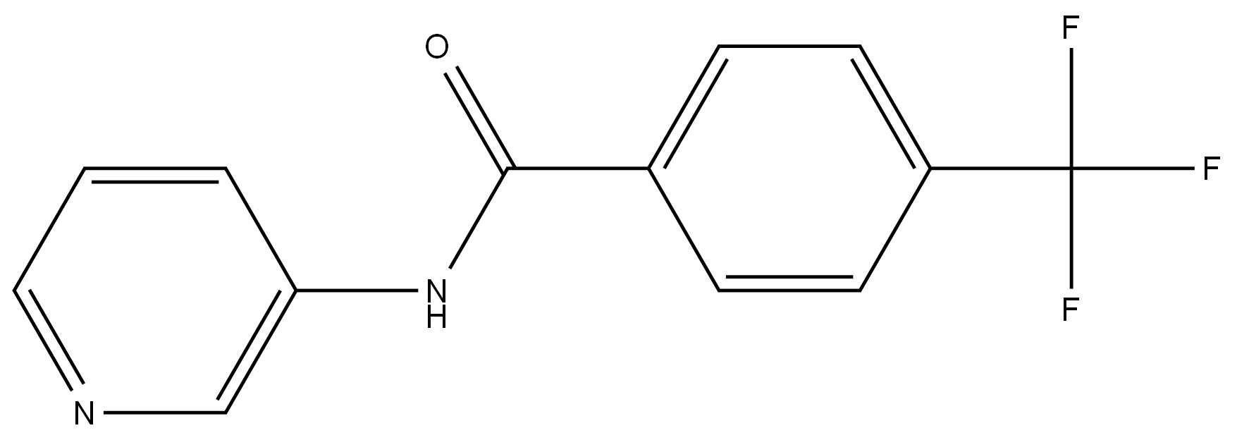 N-3-Pyridinyl-4-(trifluoromethyl)benzamide,666818-27-5,结构式