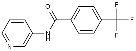 N-3-Pyridinyl-4-(trifluoromethyl)benzamide,666818-27-5,结构式