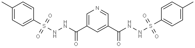 3,5-Pyridinedicarboxylic acid, 3,5-bis[2-[(4-methylphenyl)sulfonyl]hydrazide]
