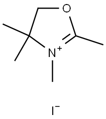 4,5-Dihydro-2,3,4,4-tetramethyloxazolium iodide Struktur