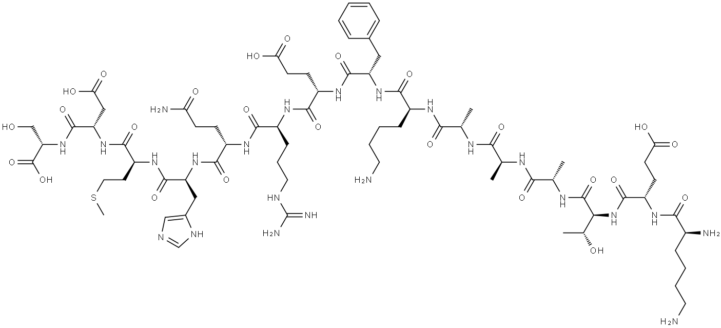 S Tag Peptide, 7429-70-1, 结构式