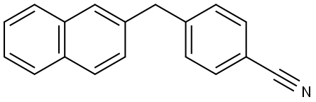 4- (Naphthal-2-ylmethyl) benzylnitrile Structure