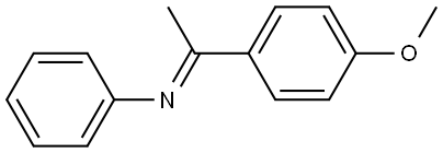 Benzenamine, N-[1-(4-methoxyphenyl)ethylidene]-, [N(E)]-