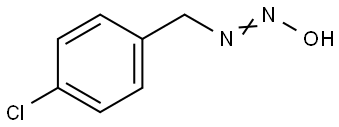 (E)-1-(4-chlorobenzyl)-2-hydroxydiazene Structure