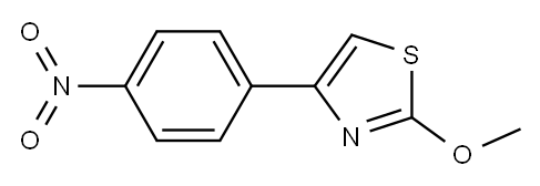 2-methoxy-4-(4-nitrophenyl)thiazole,79307-62-3,结构式