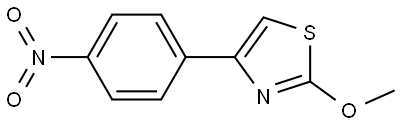 2-methoxy-4-(4-nitrophenyl)thiazole,79307-62-3,结构式