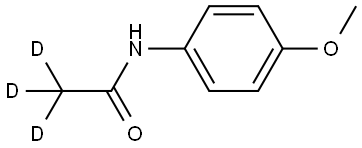 N-(4-methoxyphenyl)acetamide-d3 Structure
