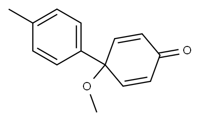 1-methoxy-4'-methyl-[1,1'-biphenyl]-4(1H)-one Struktur
