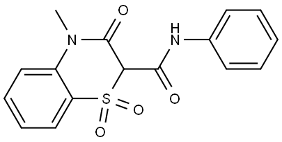 83579-94-6 4-methyl-3-oxo-N-phenyl-3,4-dihydro-2H-1,4-benzothiazine-2-carboxamide 1,1-dioxide