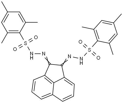 Benzenesulfonic acid, 2,4,6-trimethyl-, 1,2-acenaphthylenediylidenedihydrazide (9CI)