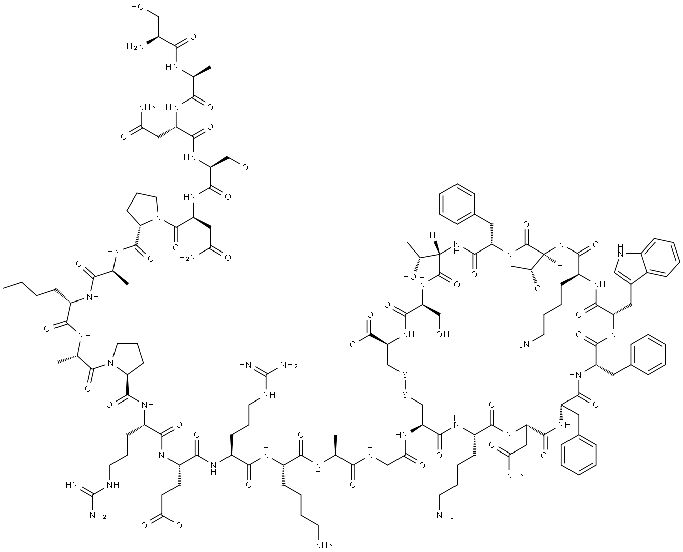 Somatostatin-28 (sheep), 8-L-norleucine- (9CI)|生长抑素 (1-28) 衍生多肽