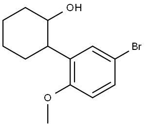 2-(5-Bromo-2-methoxyphenyl)cyclohexanol Structure