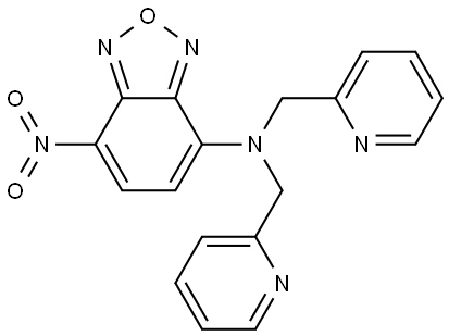 4-di-[(2-picoly)amino]-7-nitrobenzoxa[1,3]diazole Structure