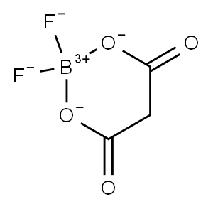 Borate(1-), difluoro[propanedioato(2-)-κO1,κO3]-, lithium (1:1), (T-4)- Structure