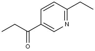 1-(6-Ethyl-3-pyridinyl)-1-propanone Structure