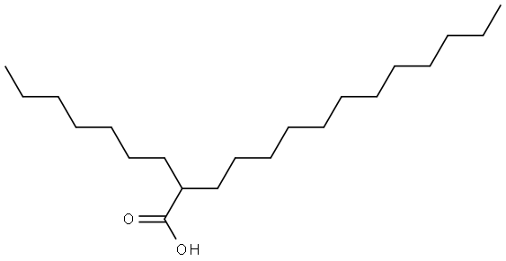 2-heptyltetradecanoic acid Structure
