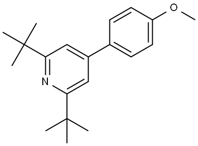 2,6-DI-TERT-BUTYL-4-(4-METHOXY-PHENYL)-PYRIDINE Struktur