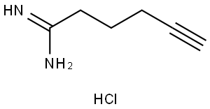 5-Hexynimidamide Hydrochloride Structure