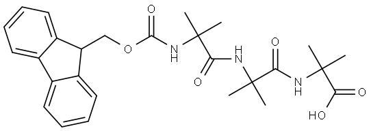 Fmoc-Aib-Aib-Aib-OH Struktur