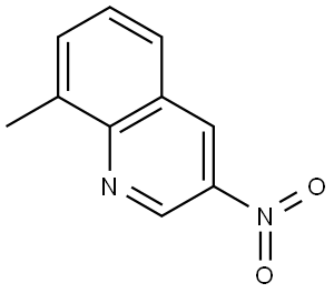 8-methyl-3-nitroquinoline Structure