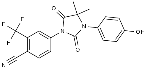Rezvilutamide Impurity 47 Struktur