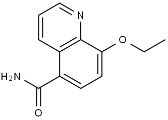 5-Quinolinecarboxamide, 8-ethoxy- Structure