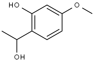 2-Hydroxy-4-methoxy-α-methylbenzenemethanol Structure