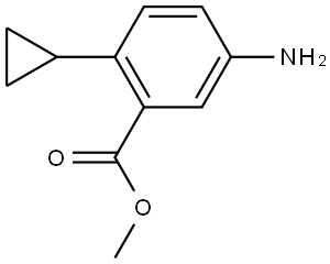 Methyl 5-amino-2-cyclopropylbenzoate Struktur