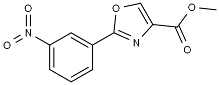 methyl 2-(3-nitrophenyl)oxazole-4-carboxylate,942232-57-7,结构式