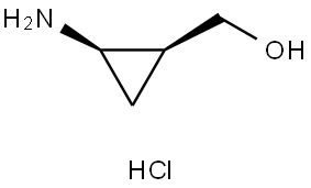 ((1S,2R)-2-aminocyclopropyl)methanol hydrochloride Structure