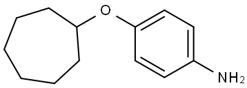 4-(cycloheptyloxy)aniline Structure