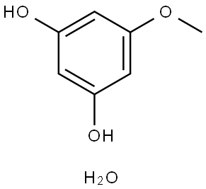 5-甲氧基-3-羟基-苯酚 水合物, 957864-11-8, 结构式