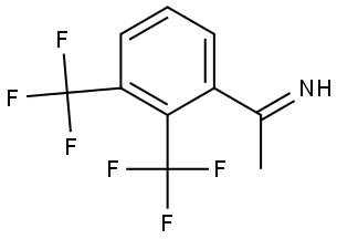 1-(2,3-bis(trifluoromethyl)phenyl)ethan-1-imine hydrochloride Structure