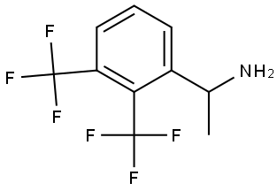 1-(2,3-bis(trifluoromethyl)phenyl)ethan-1-amine Structure