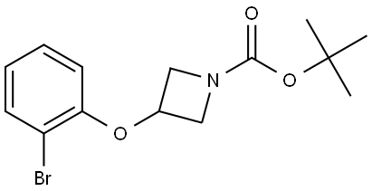 tert-butyl 3-(2-bromophenoxy)azetidine-1-carboxylate Struktur