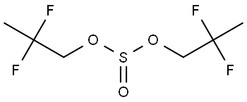 1-Propanol, 2,2-difluoro-, sulfite (2:1) Structure