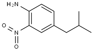 4-Isobutyl-2-nitroaniline Structure
