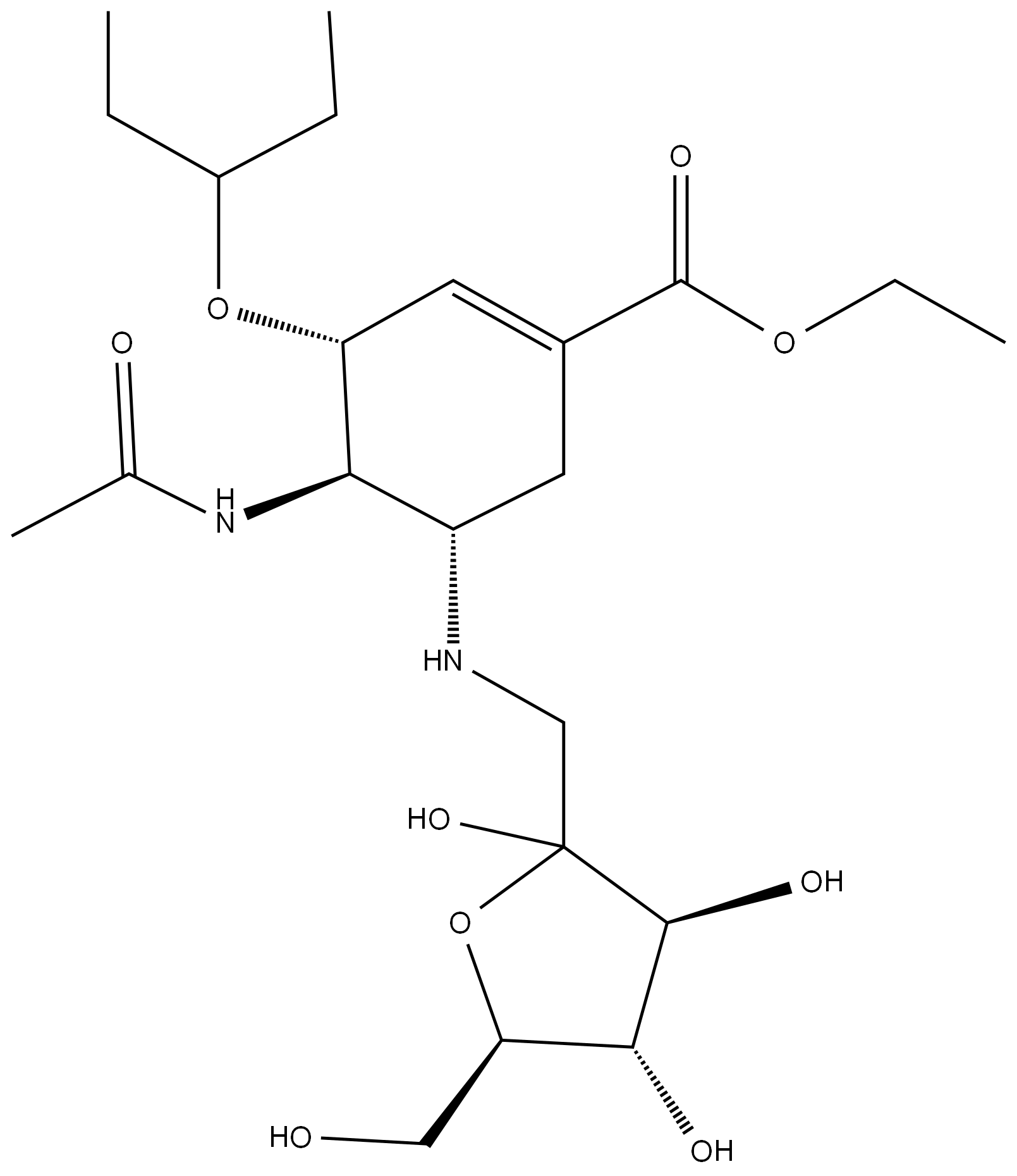 Oseltamivir Fructose Adduct 2
