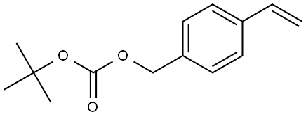Carbonic acid, 1,1-dimethylethyl (4-ethenylphenyl)methyl ester, homopolymer Struktur