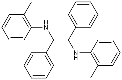 (1S,2S)-1,2-diphenyl-N1,N2-di-o-tolylethane-1,2-diamine Struktur