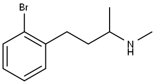 4-(2-bromophenyl)-N-methylbutan-2-amine Structure