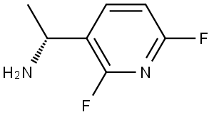 1-(2,6-Difluoropyridin-3-yl)ethan-1-amine Struktur
