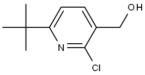 (6-(tert-Butyl)-2-chloropyridin-3-yl)methanol Struktur