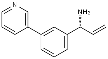 (αR)-α-Ethenyl-3-(3-pyridinyl)benzenemethanamine Structure