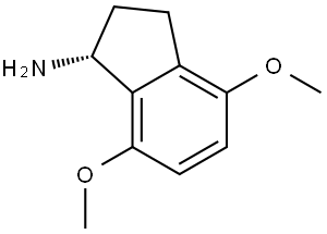 4,7-Dimethoxy-2,3-dihydro-1H-inden-1-amine Struktur
