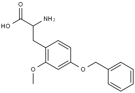 2-Methoxy-O-benzyl-DL-tyrosine Structure