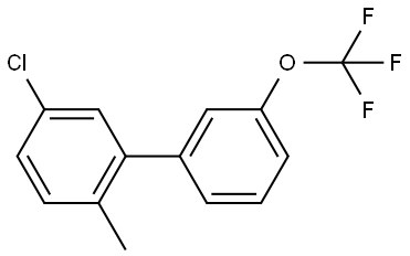 5-Chloro-2-methyl-3'-(trifluoromethoxy)-1,1'-biphenyl Structure