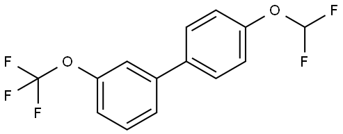 4'-(Difluoromethoxy)-3-(trifluoromethoxy)-1,1'-biphenyl Structure