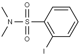 2-Iodo-N,N-dimethylbenzenesulfonamide Struktur